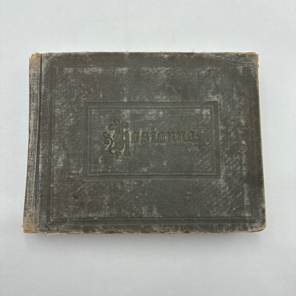 Antique 1891 Hosianna Jubeltone German Hymnal Lauer & Mattill Cleveland Ohio